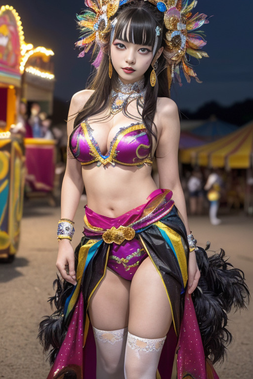 Carnival Performer Costume,

Carnival performers wear vibrant and elaborate costumes that celebrate cultural traditions and entertain crowds during lively celebrations.,

カーニバルのパフォーマーは、文化的な伝統を称賛し、賑やかな祭りの中で群衆を楽しませる、鮮やかで華やかな衣装を着用します。